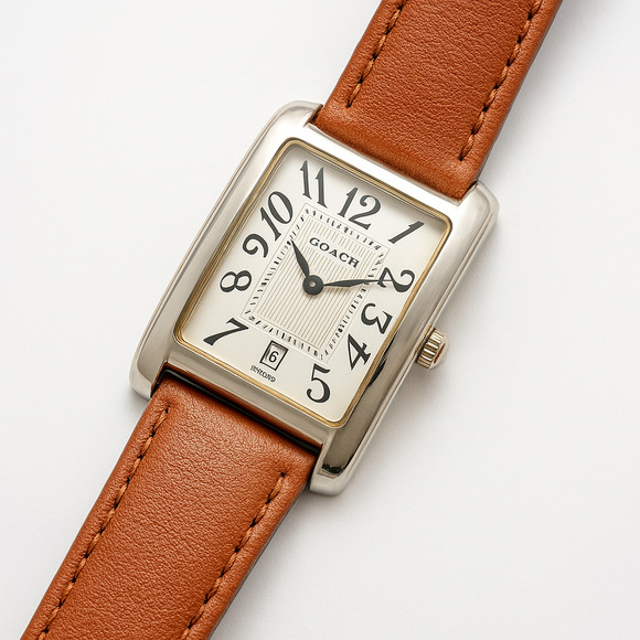 Vintage COACH W502B Swiss Quartz Watch Brown Leather Strap Unisex Gold
| EUC - Picture 1 of 13